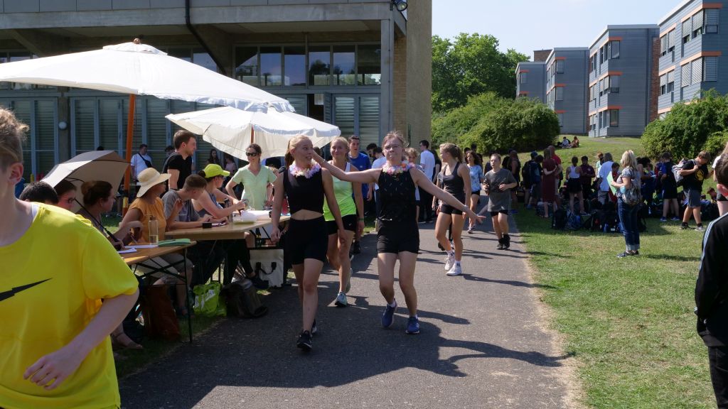 Spendenlauf am bg 2021