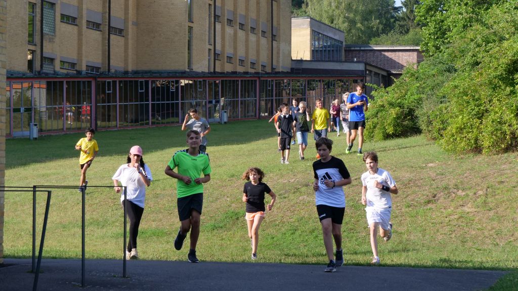 Spendenlauf am bg 2021